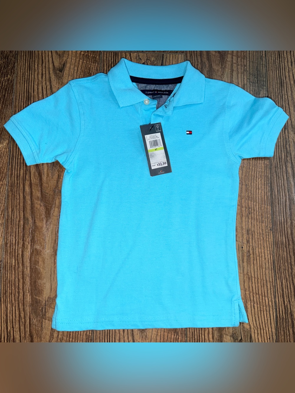 Tommy Hilfiger Turquoise Short Sleeve Polo